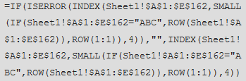 Avoid writing complex Excel formulas