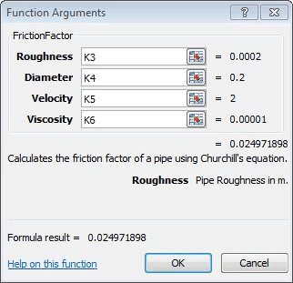 Add description to a custom VBA function