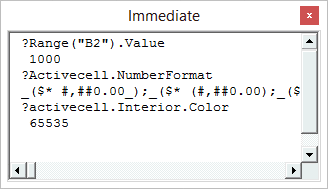 5 ways to use the VBA Immediate window in Excel