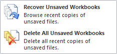 Easily recover a previously unsaved Microsoft Excel workbook