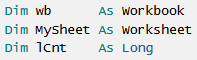 VBA best practices that I'll never do