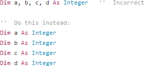 Ten useless VBA coding errors that must be terminated