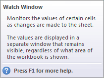 How to easily navigate large worksheets with the Watch Window