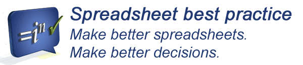 Better spreadsheets. Better decisions.